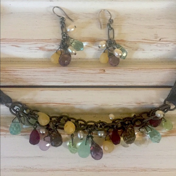 Silpada Jewelry - Silpada necklace earrings glass set w1246 n1263